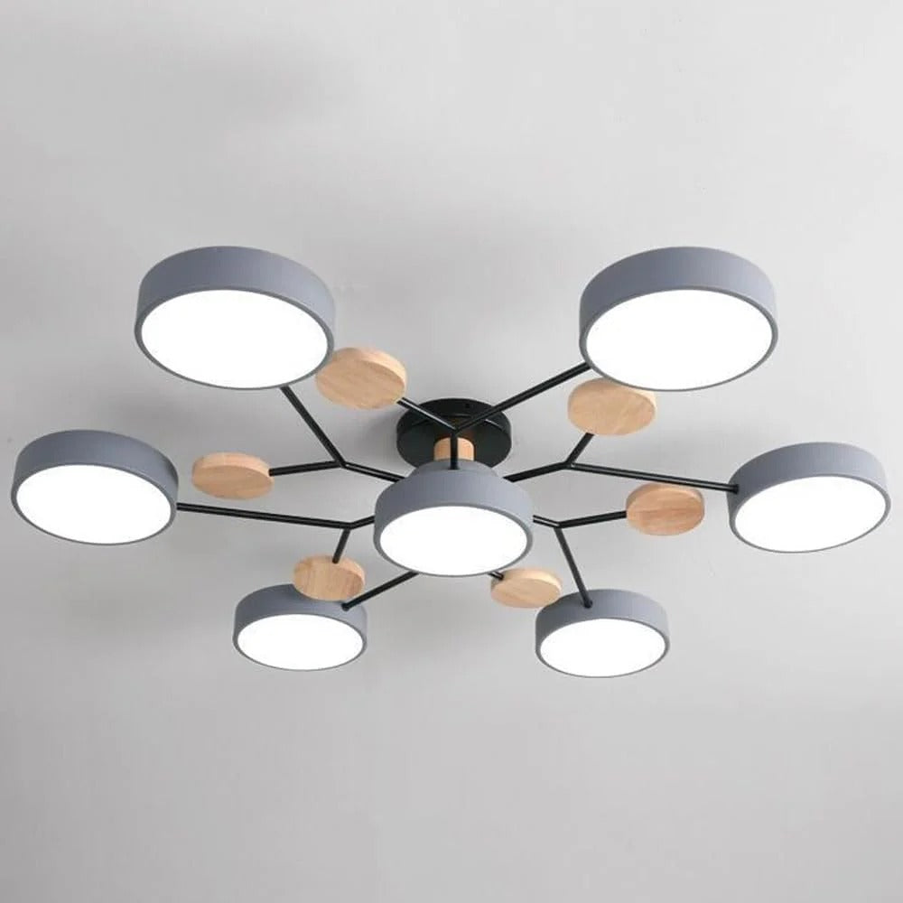 Mennyezetre simuló LED-es mennyezeti lámpa - letisztult modern sziluett