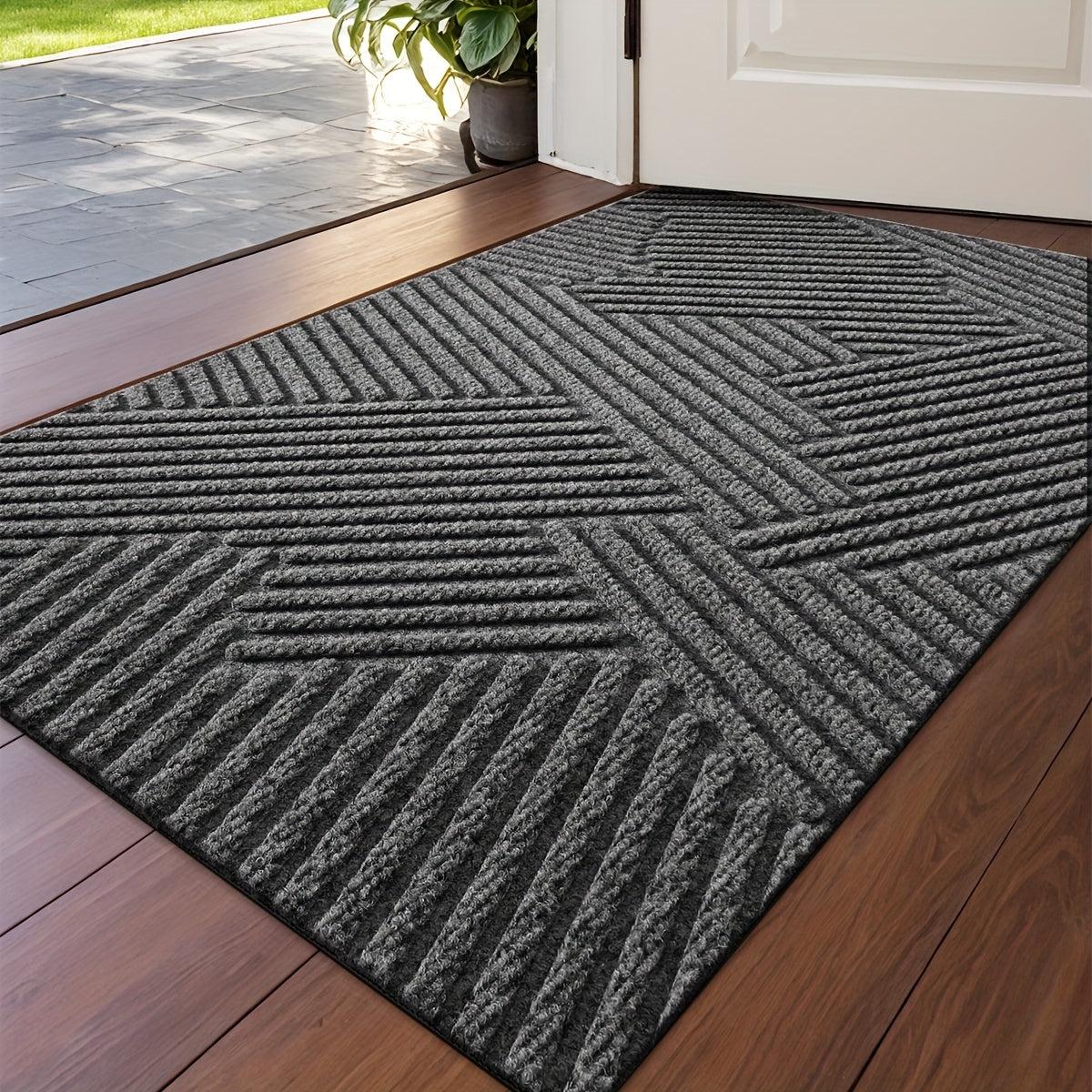 Stylish Non-Slip Geometric Entryway Mat for Your Home | ribuella