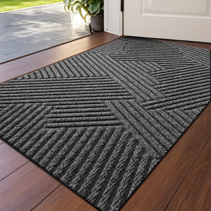 Stylish Non-Slip Geometric Entryway Mat for Your Home | ribuella