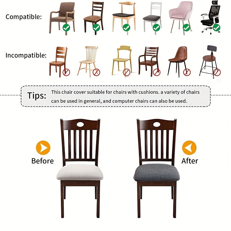 Revitalize Your Dining Chairs with Elegant Stretch Covers | ribuella