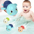 Set of 6 Bath Toys – Wind-up Swimming Turtles | ribuella