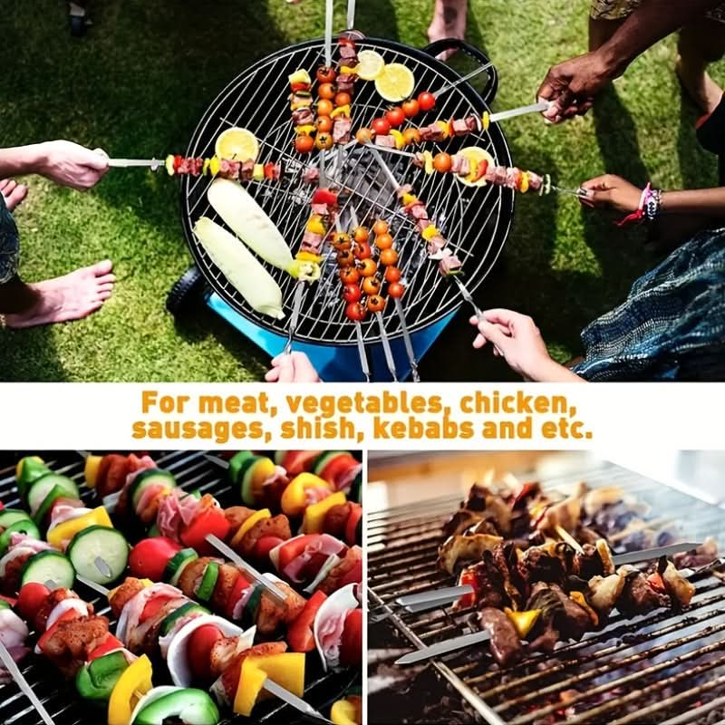 Sada grilovacích jehel s prodlouženými rukojeťmi | ribuella