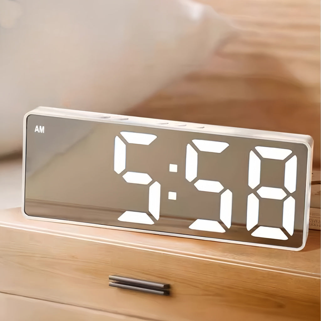 Digital Sunrise Alarm Clock Soft Light Simulation, Automatic Snooze