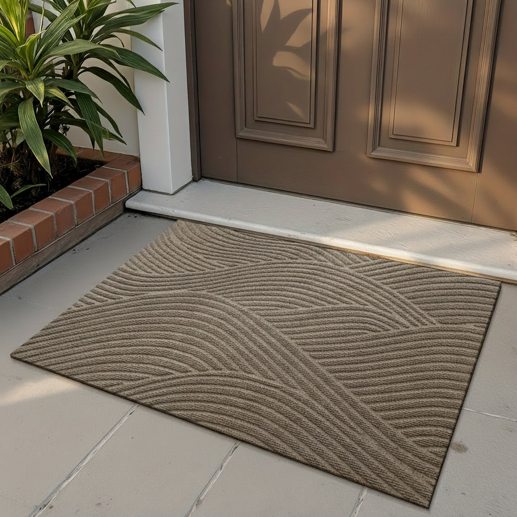 Stylish Non-Slip Geometric Entryway Mat for Your Home | ribuella