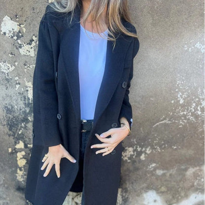 Veste Longue Double Boutonnage