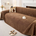 Plaid réversible en peluche pour canapé, utilisable toute l’année | ribuella