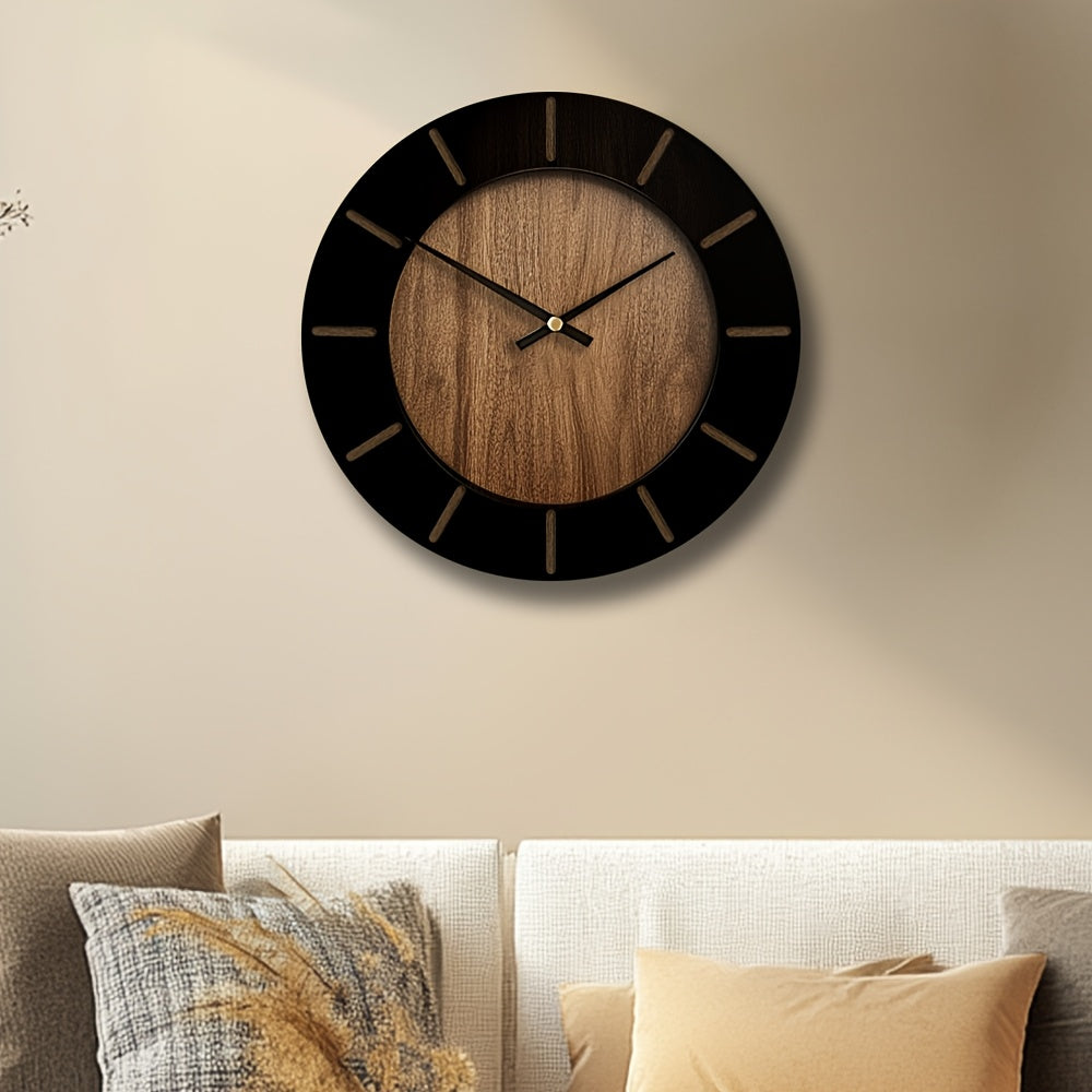 Serenity Timepiece – Tyst väggklocka i trä för elegant hemkänsla | ribuella