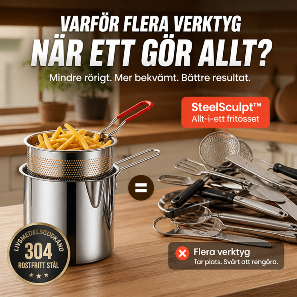 SteelSculpt | Rychle si poraďte s odolnou mastnotou a získejte zpět svůj volný čas | ribuella