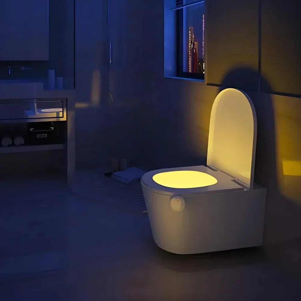 Smarte LED-Nachtleuchte mit Bewegungsaktivierung, automatischer Toilettensensorbeleuchtung