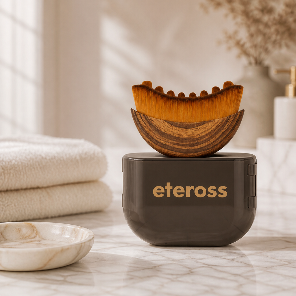 Escova facial Rosylume | Revele uma pele radiante e renovada, com uma sensação de vitalidade todos os dias | ribuella