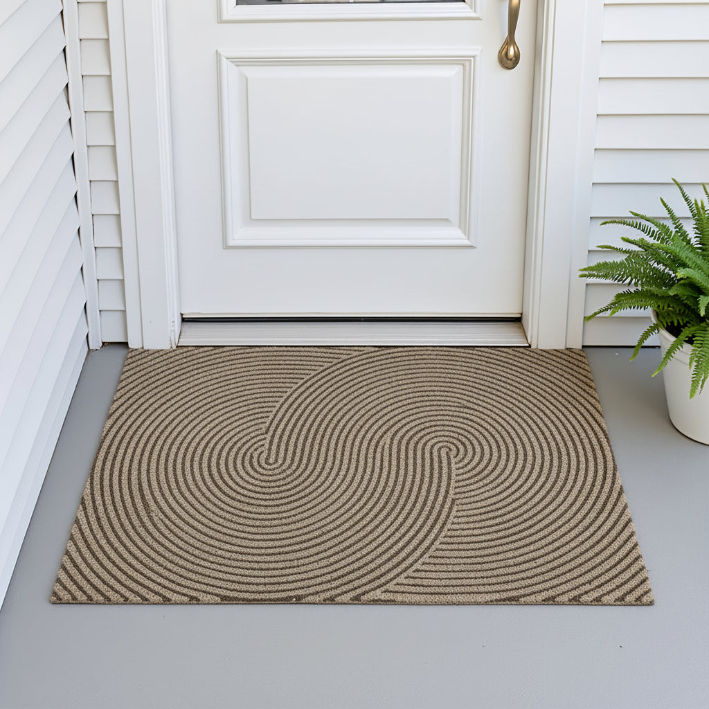 Stylish Non-Slip Geometric Entryway Mat for Your Home | ribuella