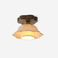 Garcia Flower Ceiling Light, Scalloped Floral Design, Soft Ambient Glow
