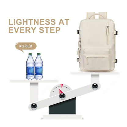 Stylish 35L Travel Backpack for Women - Water-Resistant & Secure | ribuella