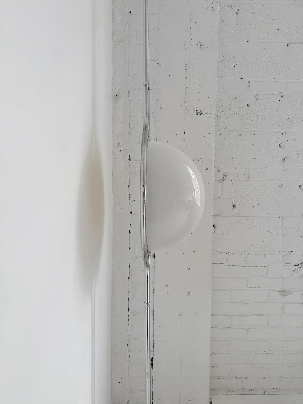 Garrault-Delord Dual Position Lamp, Ceiling Or Floor Stand, Contemporary Frame