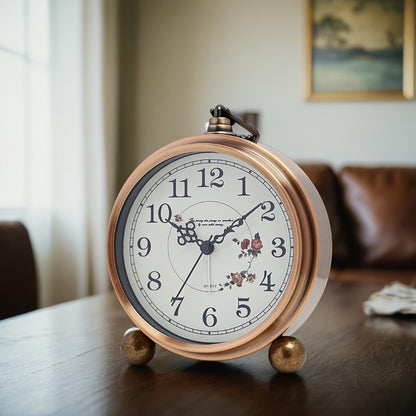 Timeless European-Style Silent Desk Clock for Peaceful Spaces | ribuella