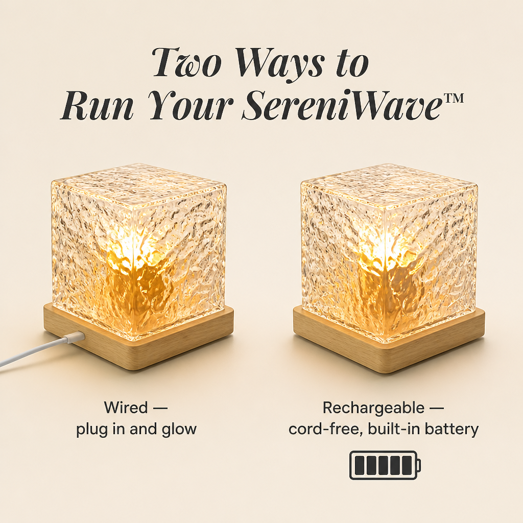 SereniWave - أحيطي مساحتك بضوء لطيف يشبه أمواج الماء المتهادية | ribuella