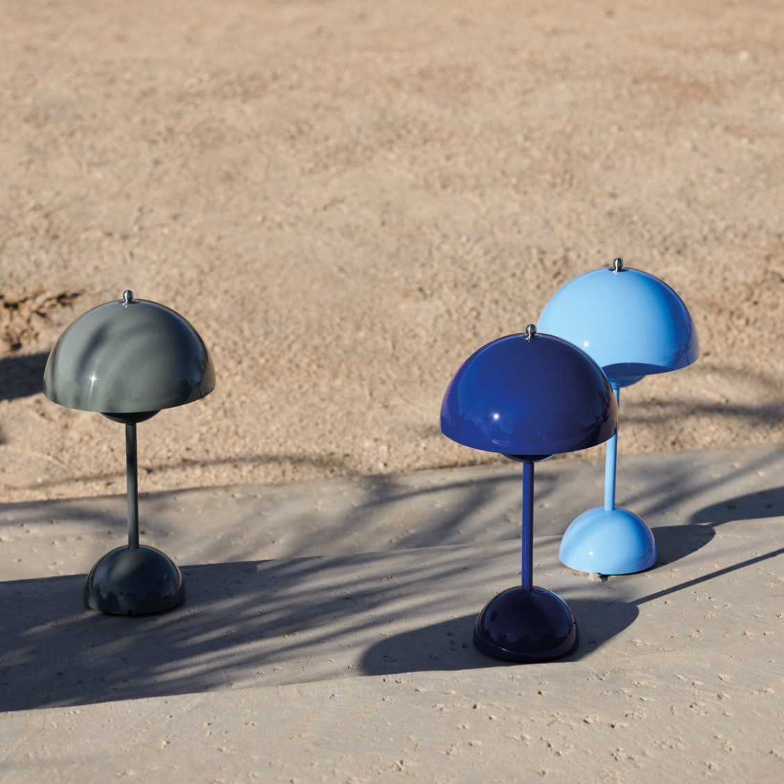 Stolní lampa v retro stylu – bezdrátová se 3 nastavitelnými úrovněmi jasu | ribuella