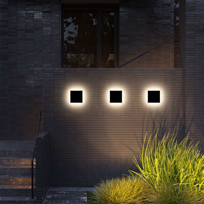 Lampă de perete LED pentru exterior, aplică cu iluminare dublă în sus și în jos