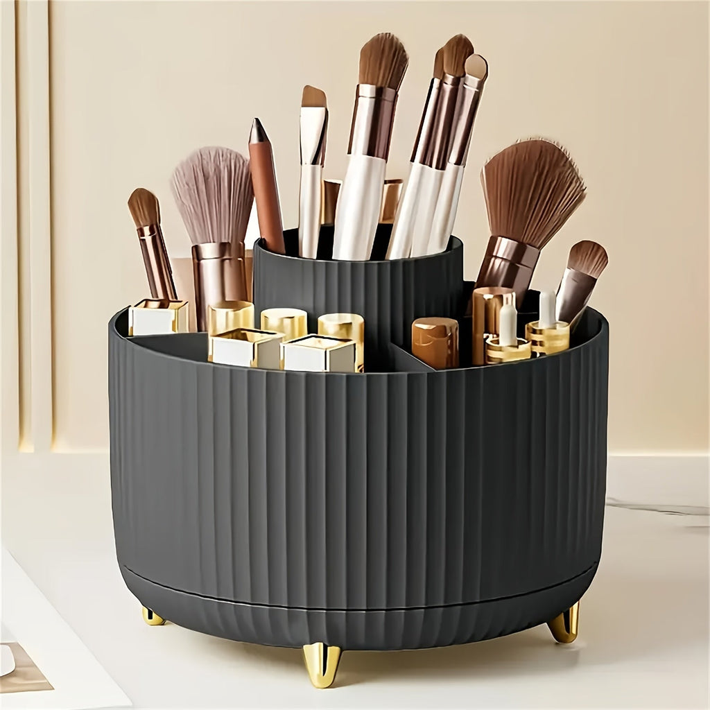 RevolveStyle - 360° Rotating Makeup Organizer with 5 Compartments | ribuella
