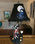 Nyra Skeleton LED Table Lamp, Minimalist Halloween Accent