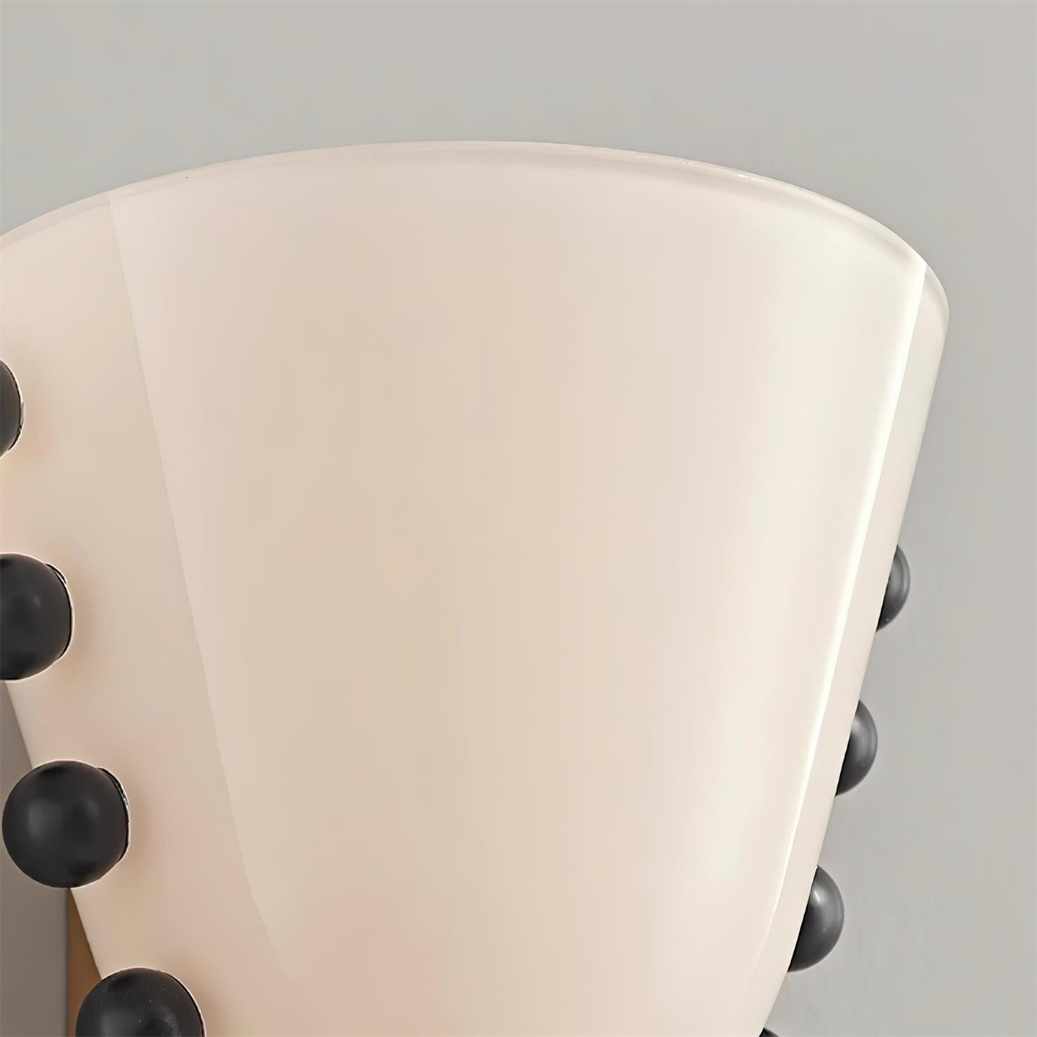 Gemma Asymmetrical Layered Shade Wall Lamp Sculptural Profile