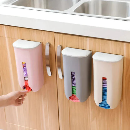 Storage Container for Plastic Bags – Wall-mounted, No Drilling Needed | ribuella