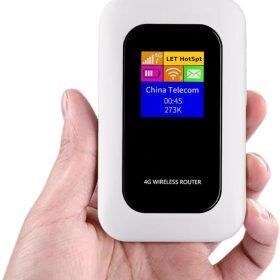 Compact Portable WiFi Router Fast Stable Connection Quick Easy Setup