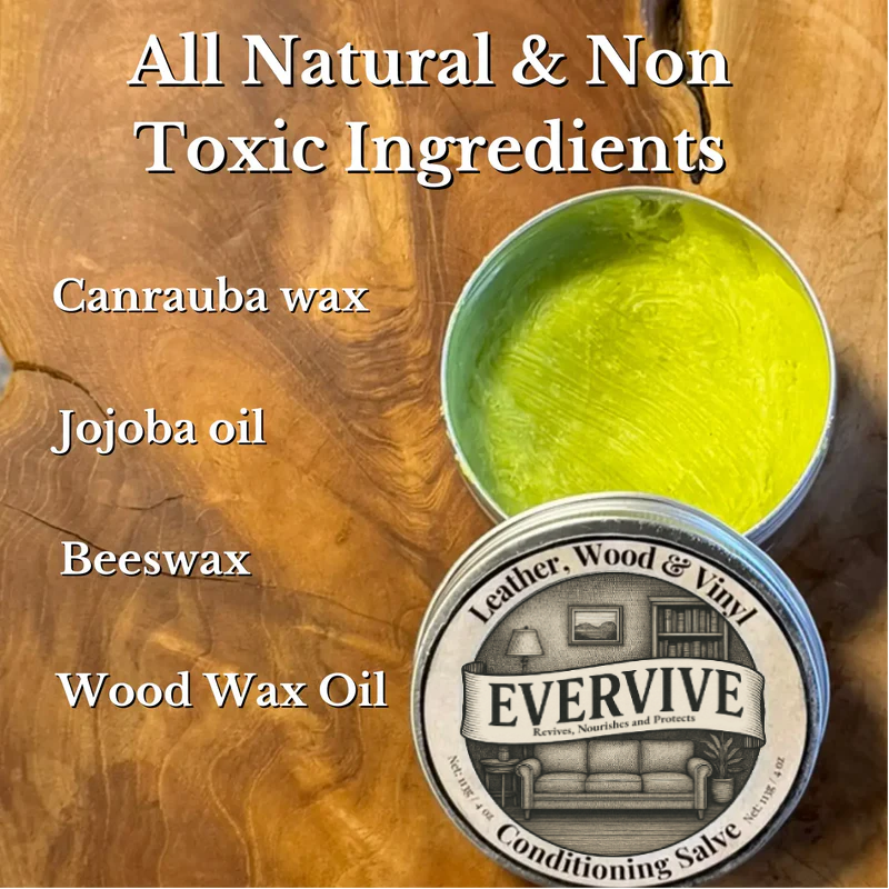 RevitaMend Salve - Bring Leather & Wood Back to Life with Touchably Soft, Head-Turning Shine | ribuella