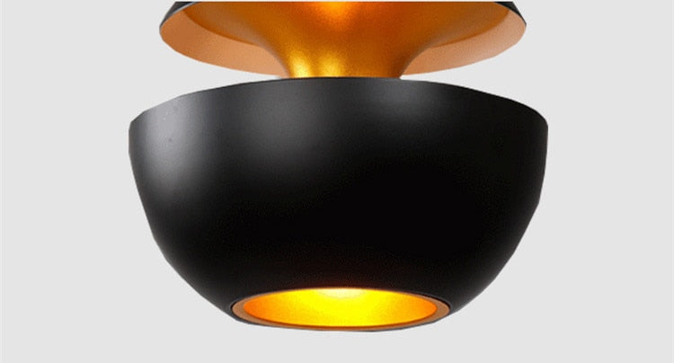 LumaNova svartvit LED-pendellampa med elegant silhuett
