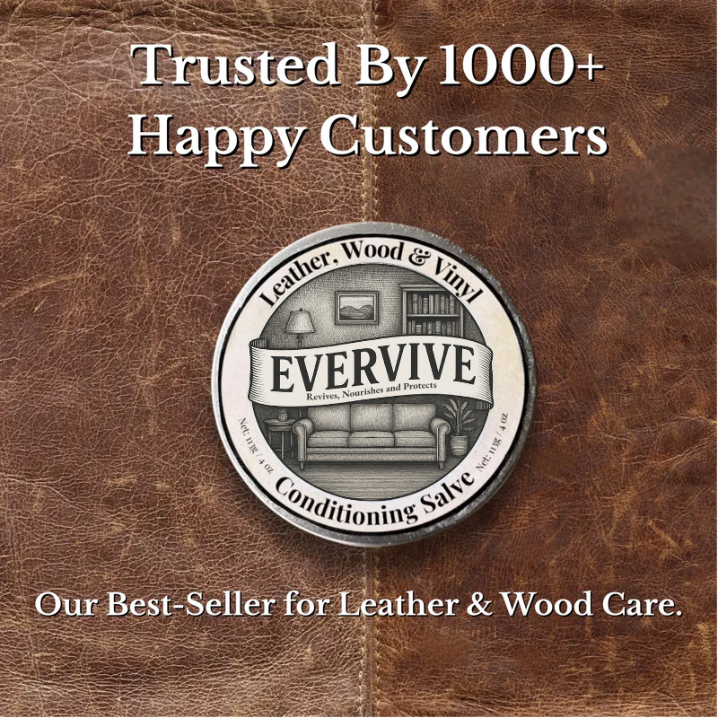 RevitaMend Salve - Bring Leather & Wood Back to Life with Touchably Soft, Head-Turning Shine | ribuella