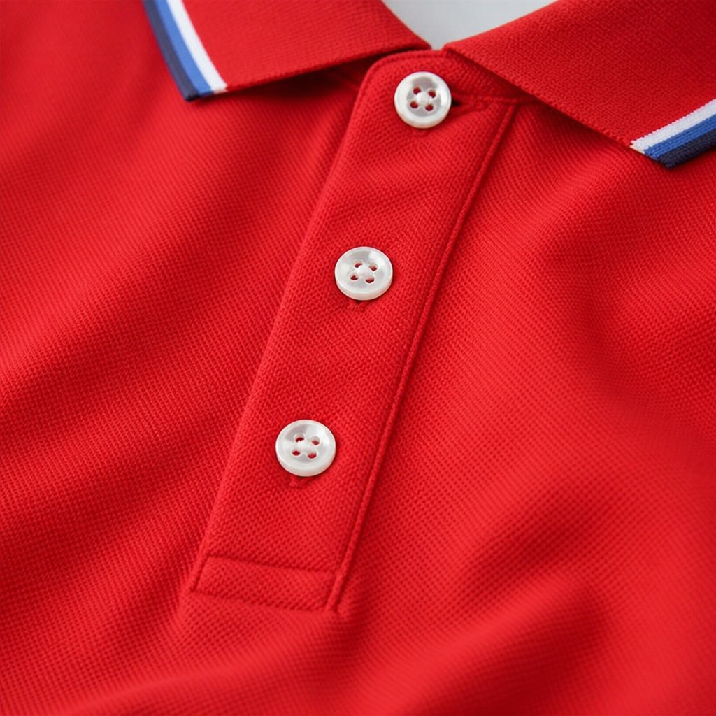 ValorCore – Classic Polo Shirt Set with Signature Striped Collar, Wrinkle-Free | ribuella