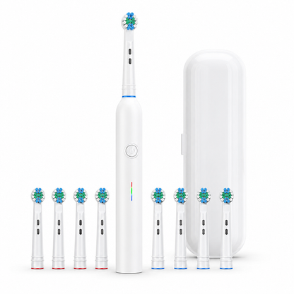 USB Rechargeable IPX7 Electric Toothbrush (8 Brush Heads) | ribuella