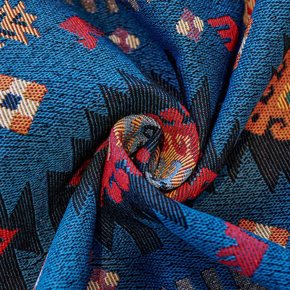Boho Geometric Sofa Cover — Washable, Dustproof Couch Throw