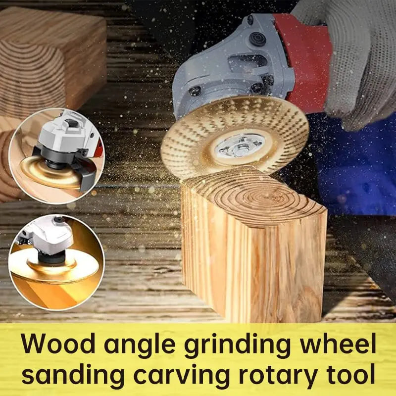 TimberEdge 3-Piece Wood Carving Disc Set | Unleash Flawless Precision and Effortless Control in Every Cut | ribuella