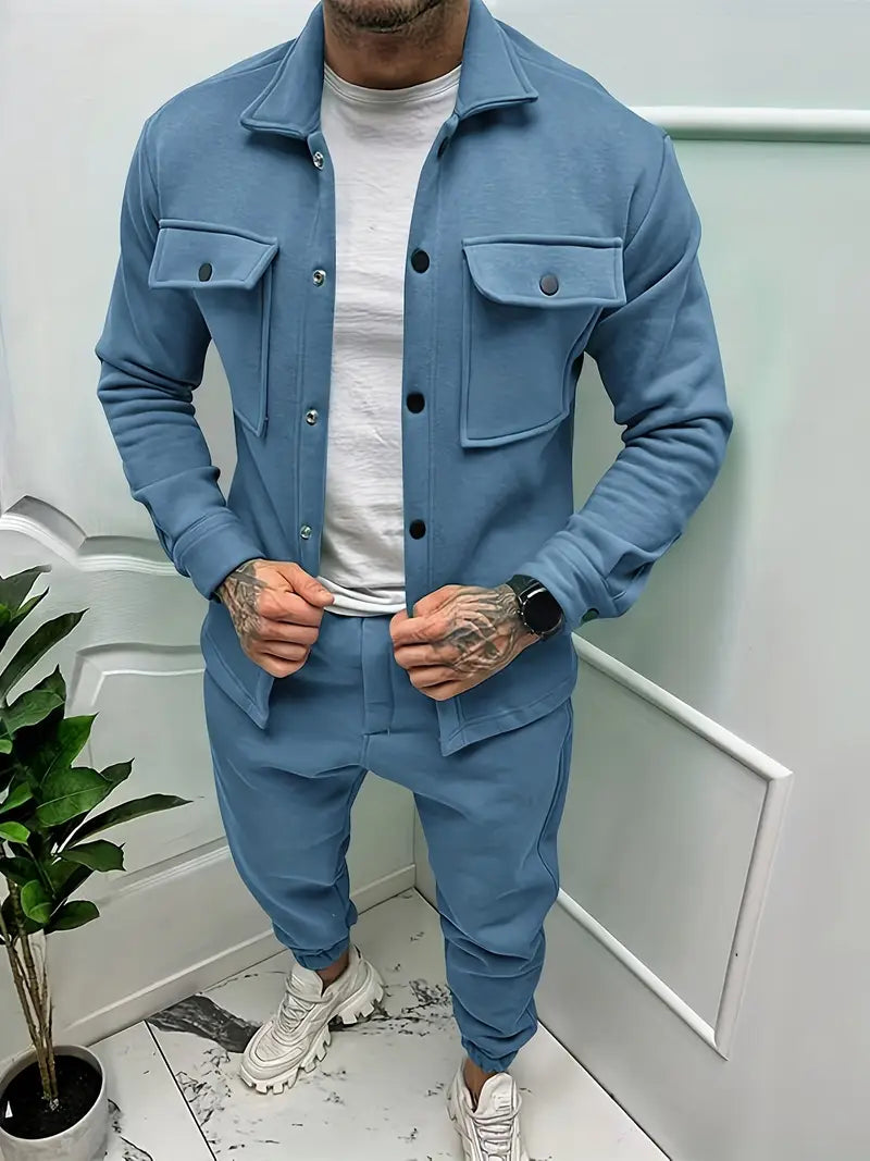 Men's Daan Jacket And Trousers Set Stylish Two-Piece Outfit