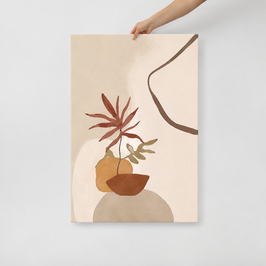 Exklusivt matt väggtryck - konstverk i galleristil med rikt djup och detaljrikedom