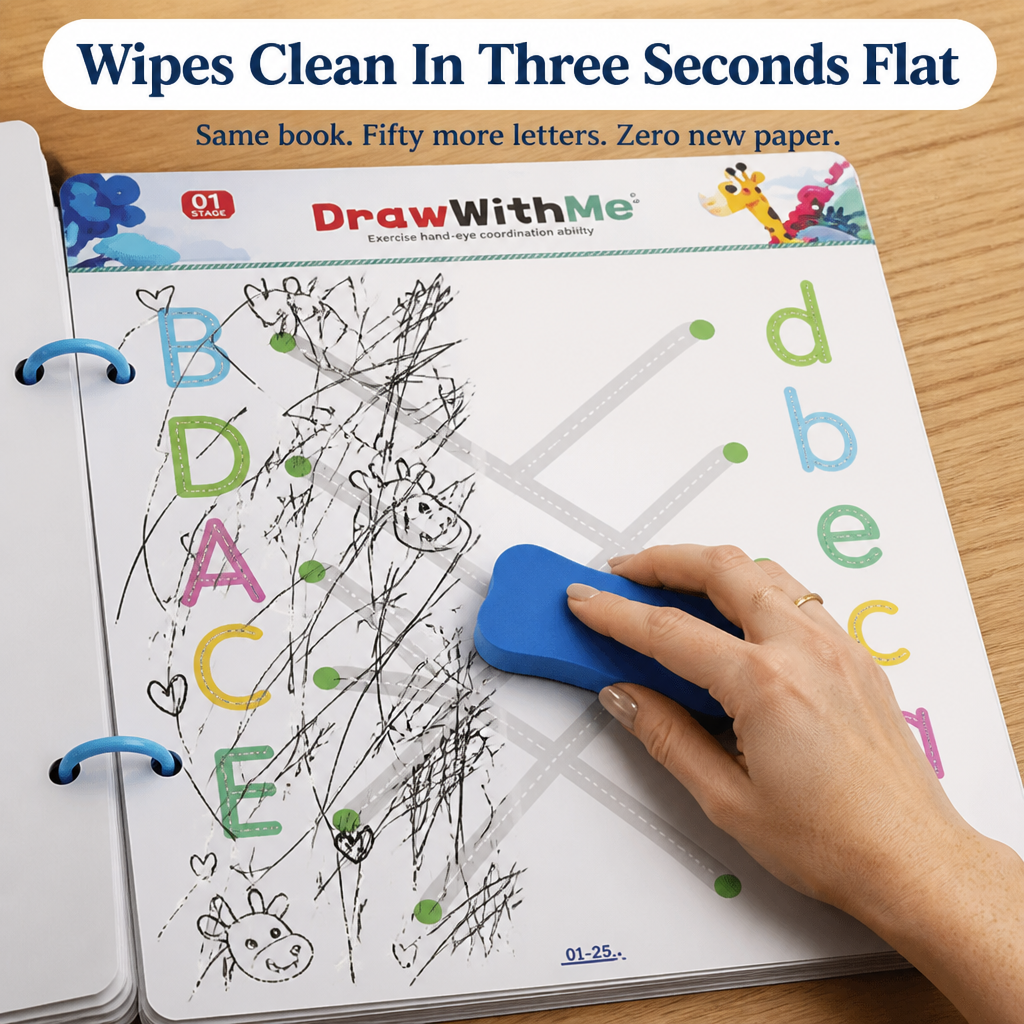 ScribbleRise™ | Troque o tempo no tablet por diversão com desenhos para contornar que o seu filho vai querer repetir | ribuella