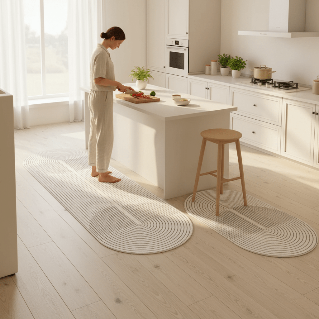 CulinarEase Anti-Fatigue Kitchen Mat — Ergonomic Non-Slip Cushion