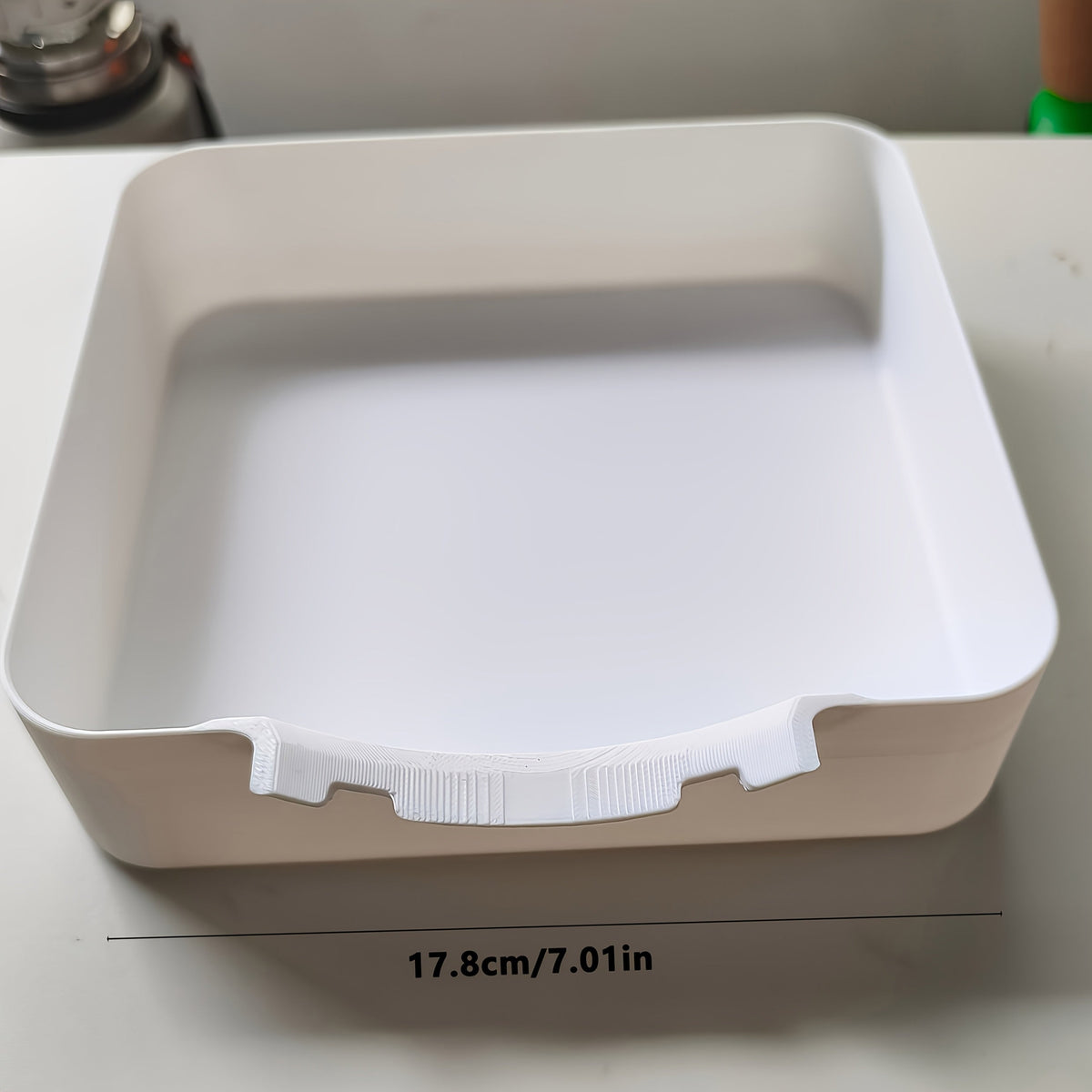 Low Profile Washing Machine Drain Catch Tray Prevents Floor Leaks
