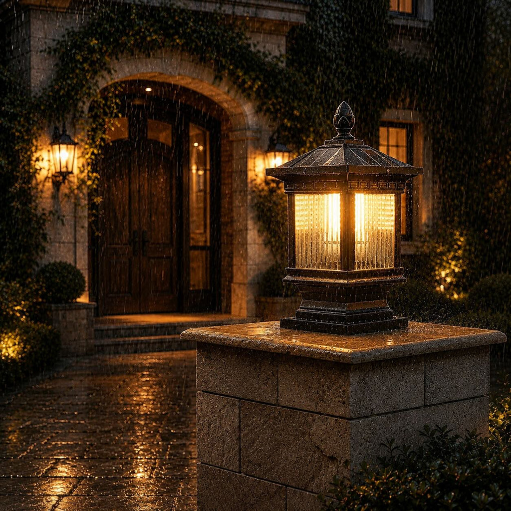 Modern Solar Garden Light Wall Mounted Die-Cast Aluminum Adjustable Dimmable LED Waterproof | ribuella
