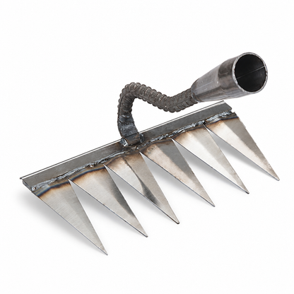 Ultra-Sharp Carbon Steel Garden Rake (4–7 Tines) | ribuella