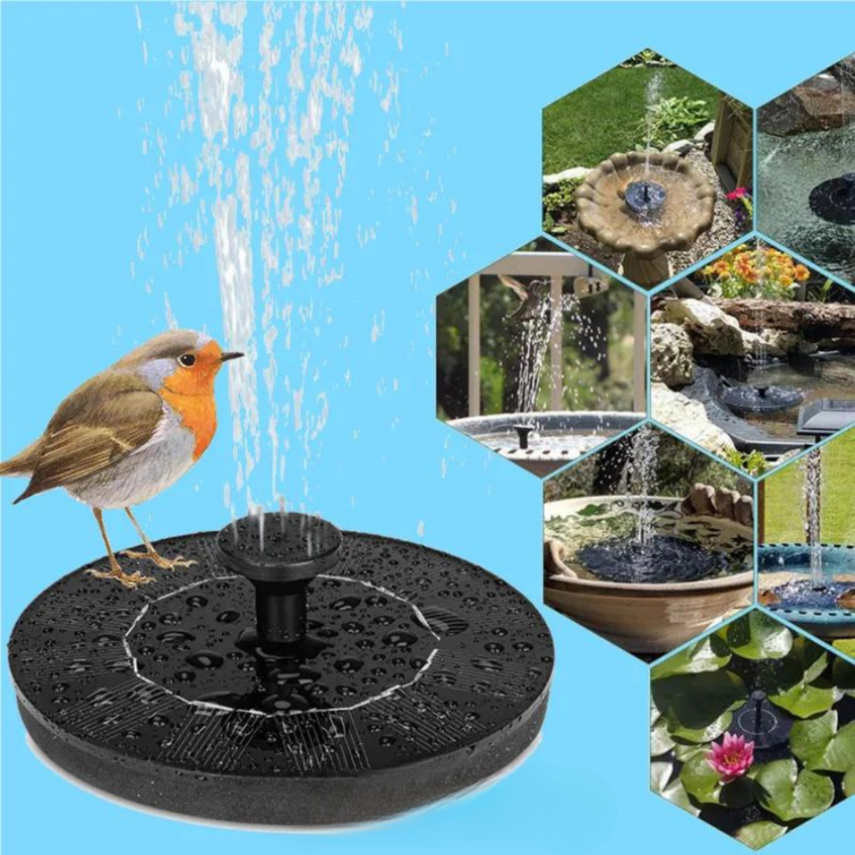 SereniSpritz | Effortless Solar-Powered Serenity That Fills Your Garden with Life and Light | ribuella