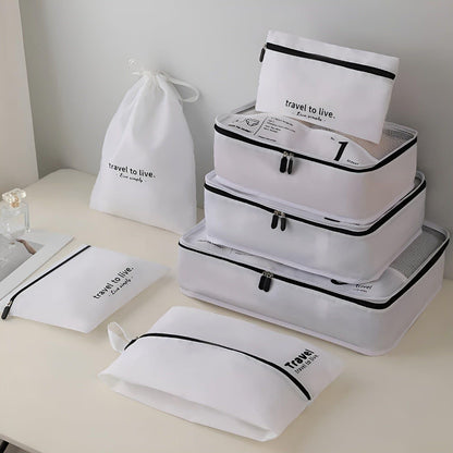 Ultimate 7-Piece Packing Organizer Set for Stress-Free Travel | ribuella