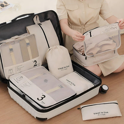 Ultimate 7-Piece Packing Organizer Set for Stress-Free Travel | ribuella