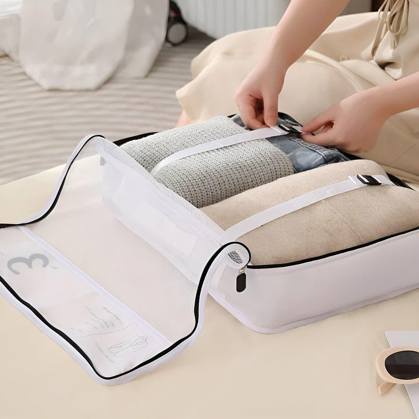 Ultimate 7-Piece Packing Organizer Set for Stress-Free Travel | ribuella