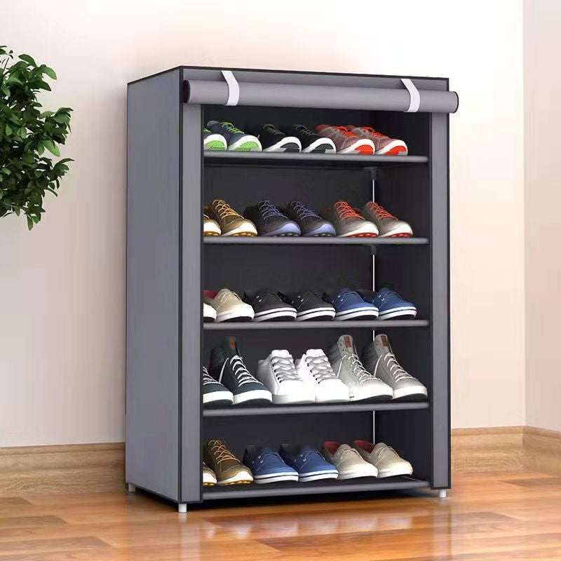Shoe Storage Cabinet – 6 or 8 Shelf Design with Dust Cover | ribuella