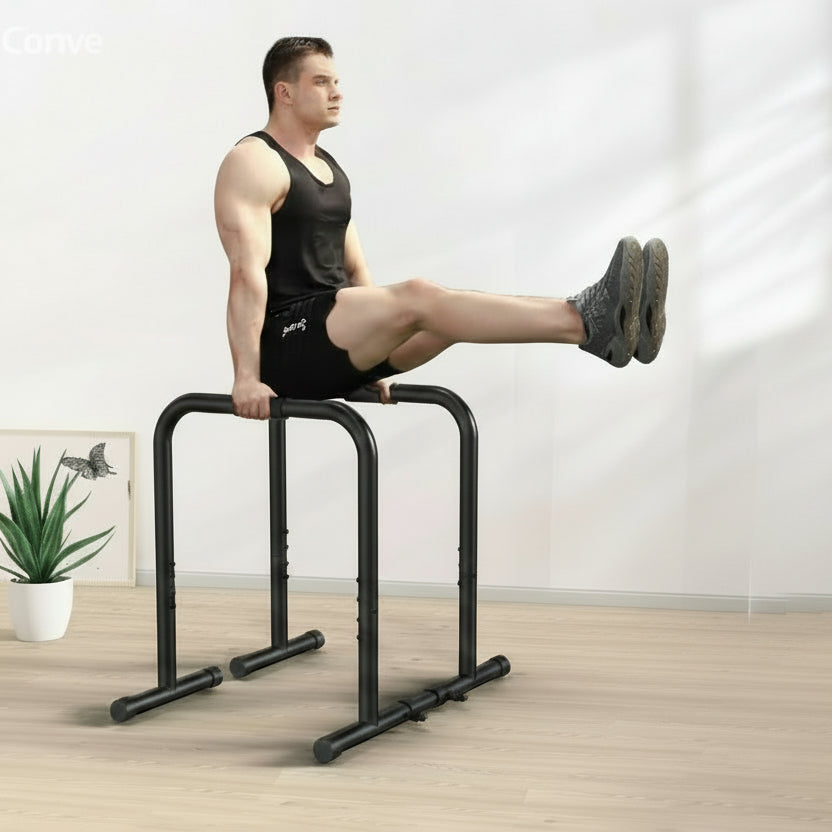 FlexCore Steel Dip Station, Adjustable Reinforced Parallel Bars