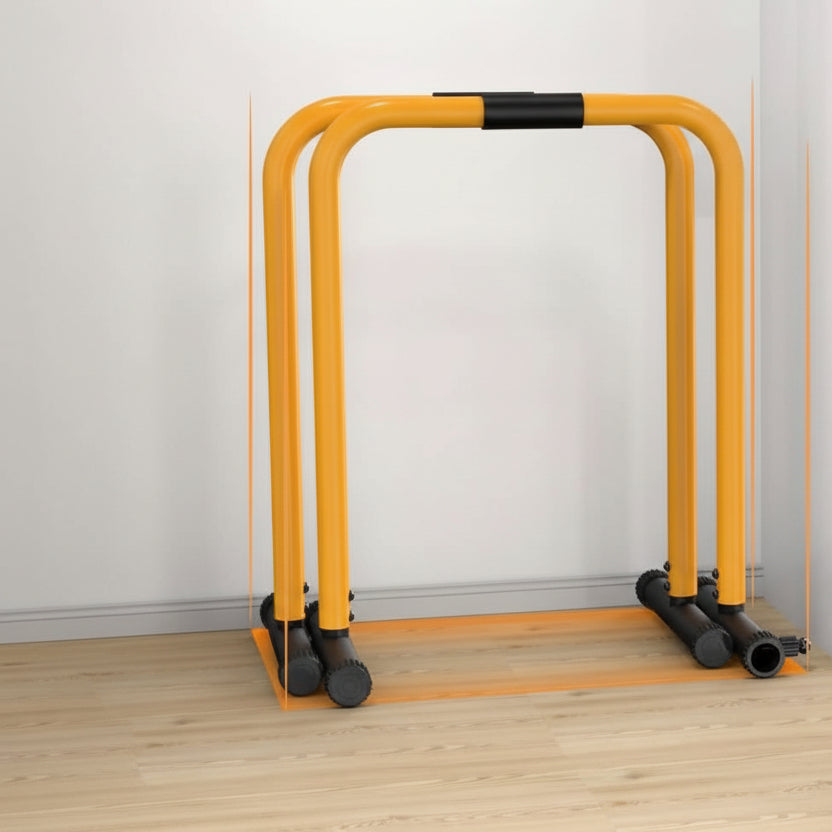 FlexCore Dip-Station aus Stahl, verstellbare verstärkte Barren