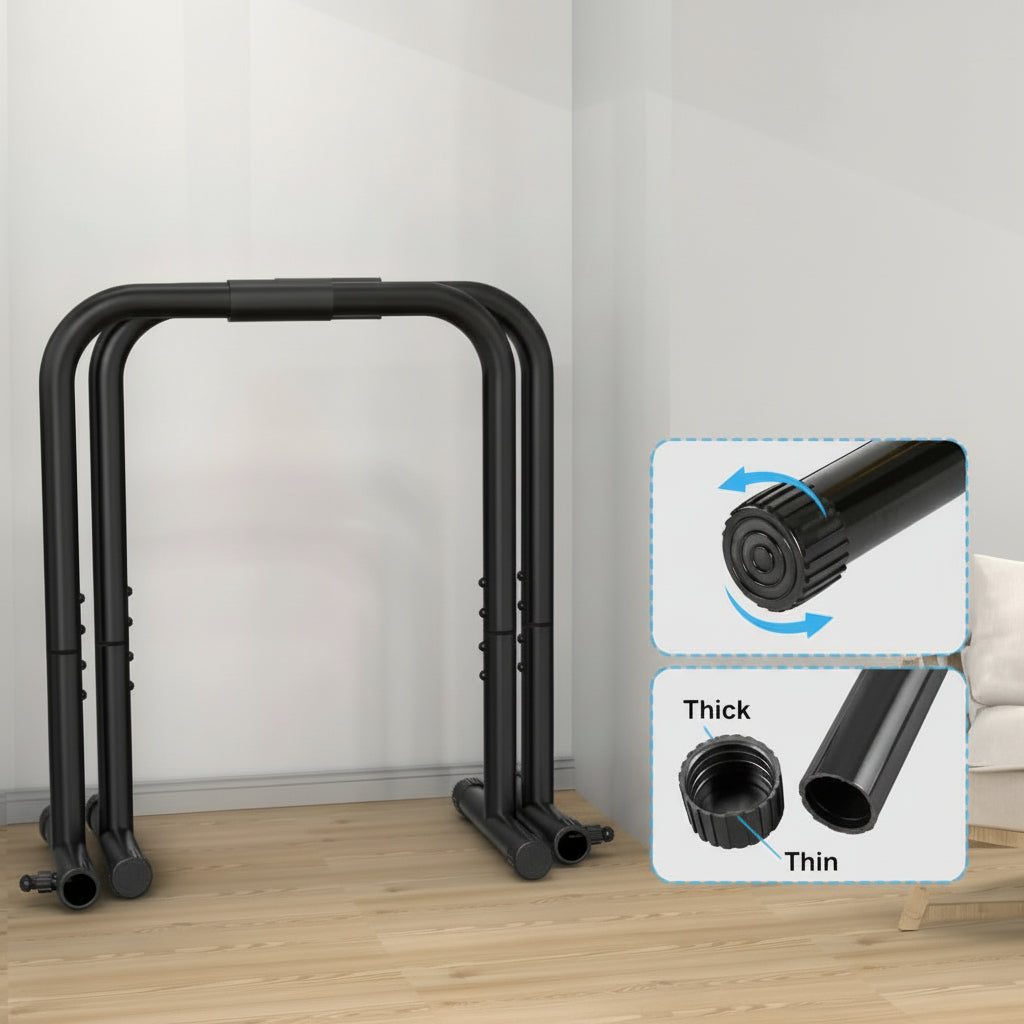 FlexCore Steel Dip Station, Adjustable Reinforced Parallel Bars