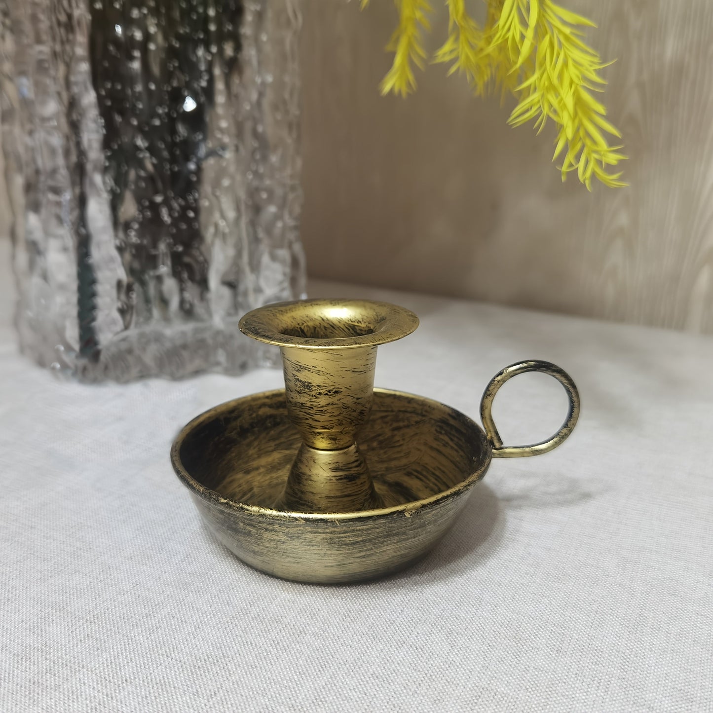 Timeless Nordic-Style Cast Iron Candle Stand | ribuella